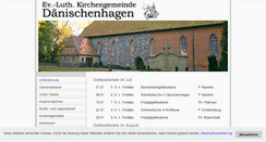 Desktop Screenshot of kirche-daenischenhagen.de
